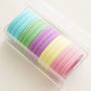 Pink Rainbow Colors High Elastic 15pcs/set Hair Tie