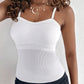 Spaghetti Strap Slim Fit Tank Top Sexy Workout Camisole Tops