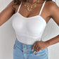 Spaghetti Strap Slim Fit Tank Top Sexy Workout Camisole Tops