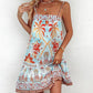 Coconut Tree Pineapple Print Cami Dress