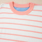 Pale Chestnut Colorblock Striped Drop Shoulder Cozy Sweater