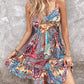 Tribal Print Ruffle Hem Dress