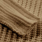 Khaki Ribbed Knit Round Neck Slouchy Chunky Sweater
