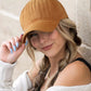 honey gold Patchwork Versatile Adjustable Baseball Cap