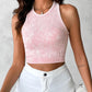 3 Pack Racer Back Textured Crop Tank Top