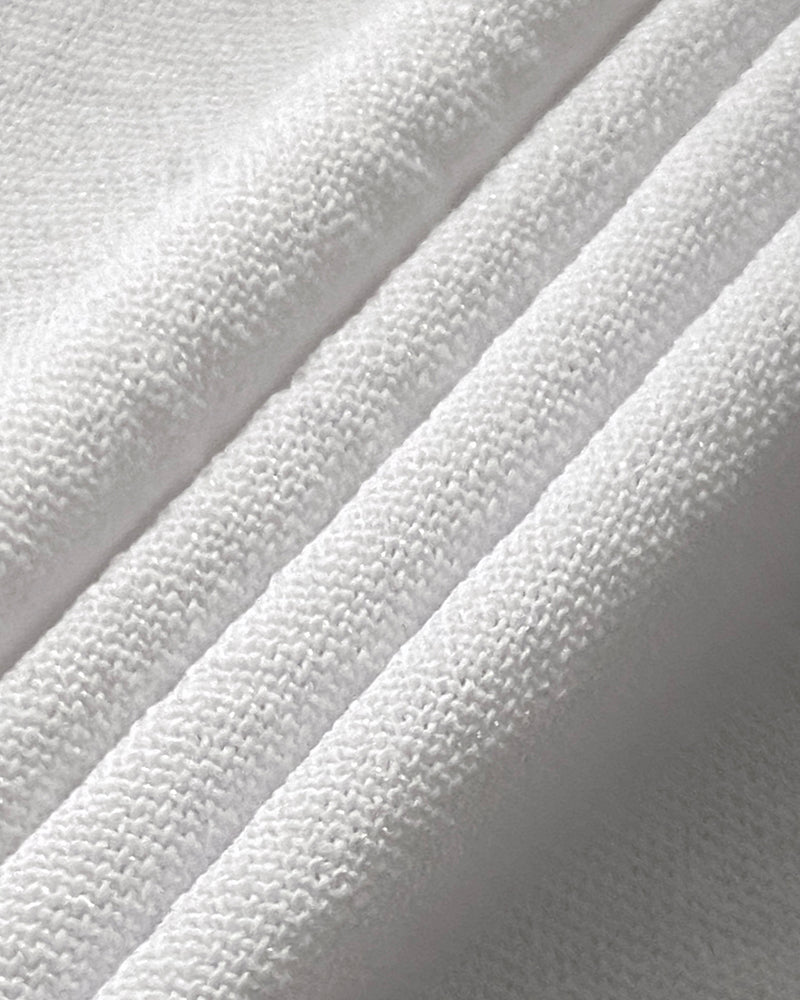 3 Pieces Off Shoulder Multi Ways Split Sleeve Casual Shorts Set (Without Belt)