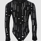 Hollow Out Long Sleeve Skinny Bodysuit