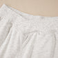 Light Grey Cross-Waist Wide Leg Lounge Pants