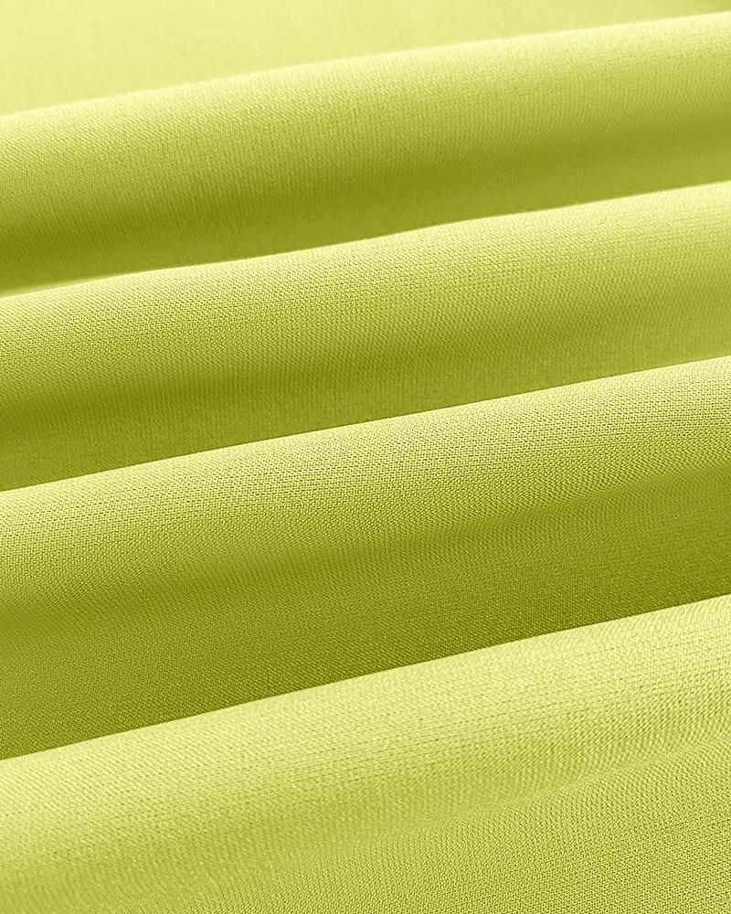 Halter Sleeveless Backless Maxi Dress Casual Shirred Back Side Slit Vacation Dress