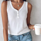 V Neck Sleeveless Ribbed Tank Top