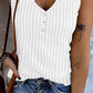 V Neck Sleeveless Ribbed Tank Top