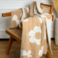 Parchment Floral Printed Soft Throw Blanket 127*152cm