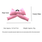 Pink Puffy Bow Knot Large Hair Clip