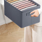 Medium Grey Thickened Compartment Foldable Clothes Storage Box