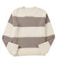Simply Taupe Colorblock Loose Pullover Sweater