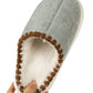 Medium Grey Thick Sole Plush Lined Home Slippers