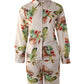 Tropical Print Buttoned Top & Shorts Sets