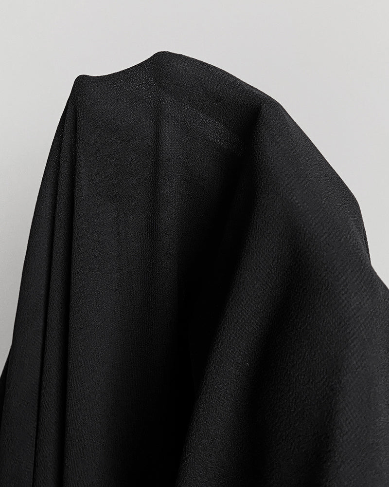 V Neck Shoulder Asymmetrical Ruffles Blouse Casual Button Front Long Sleeve Top