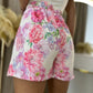 Floral Print Casual Skirt Shorts