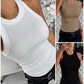 3 Pack O Neck Knit Thick Strap Racerback Tank Tops