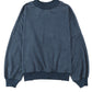 Sky Blue Drop Shoulder Crew Neck Pullover Sweatshirt
