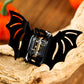 Black Halloween Bat Shape Hair Claw Clip
