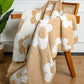 Parchment Floral Printed Soft Throw Blanket 127*152cm