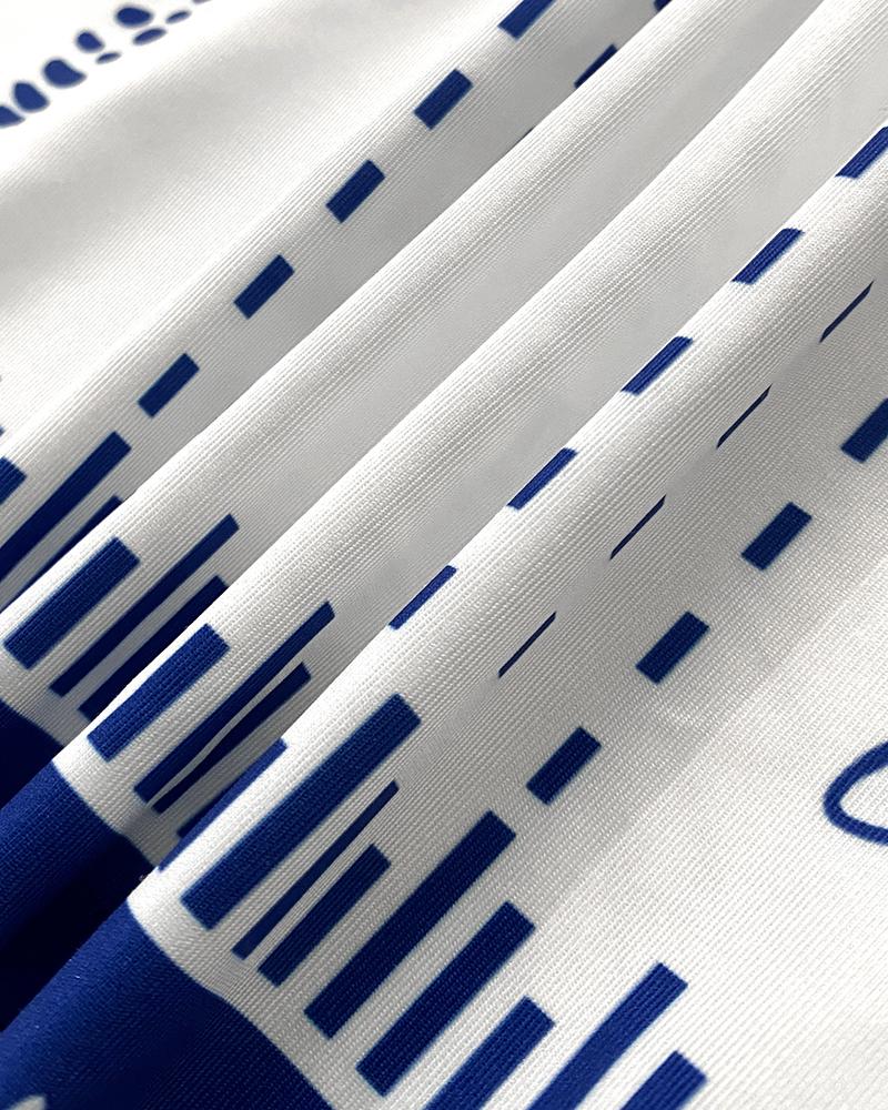 Floral Print Halter Sleeveless A Line Dress Casual Waist Hollow Out Mini Dress