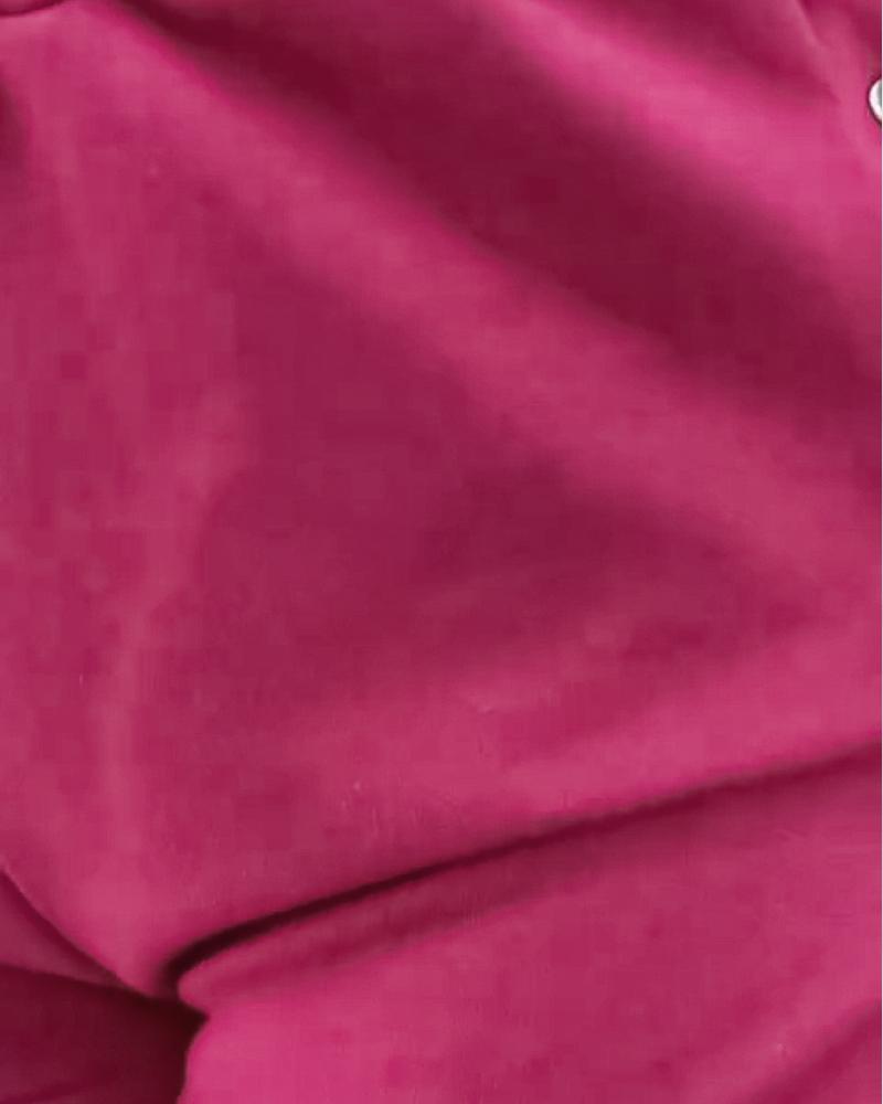 Side Metal Button Slit Active Shorts Casual Strechy Waist Sports Shorts