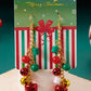 Racing Red Christmas Style Bells Dangle Hook Earrings