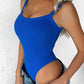 U Neck Sleeveless Ribbed Bodysuit