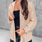 Allover Sequin Button down Long Sleeve Shirt Top