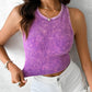 3 Pack Racer Back Textured Crop Tank Top