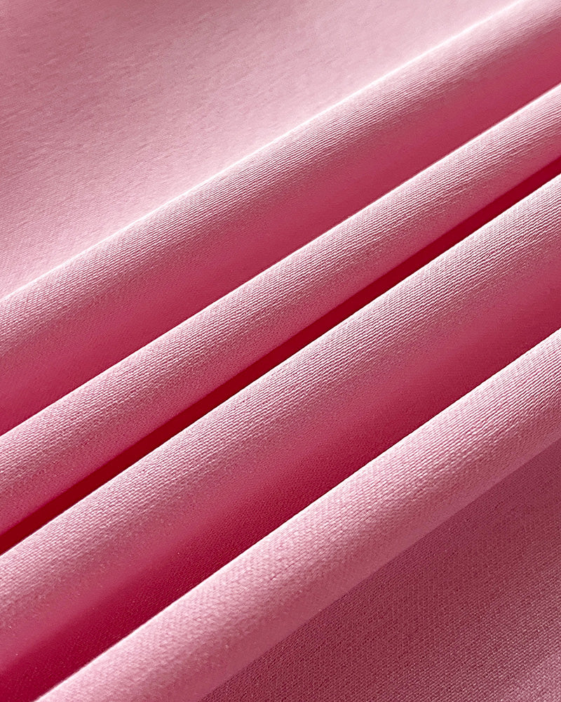 2 Pieces Outfit Weaving Textured Spaghetti Strap Crop Top and Casual Wide Leg Pants Set