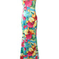 Floral Plants Print Bandeau Mermaid Dress