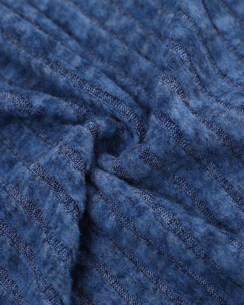 Pocket Design Ribbed Tank Dress Sleeveless Button Front Pullover Bodycon Mini Dresses