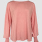 Round Neck Shirred Lantern Sleeve Long Sleeve Softy Basic T Shirt Casual Tee
