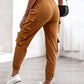 Pocket Design Cuffed Cargo Pants