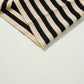 Black Stripe Crew Neck Slim Fit Sweater Vest