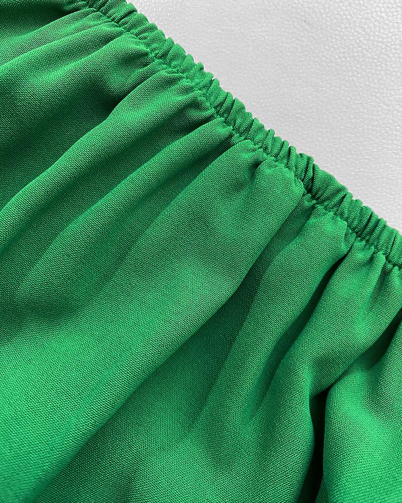 Halter Sleeveless Waist One Piece Romper Dress Sexy Slim Fit Tied Detail Romper