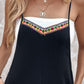Aztec Geometric Sequin Pattern Tassel Design Romper