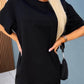 O neck Half Sleeve Casual Dress