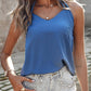 V Neck Backless Braided Tank Top