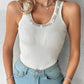 Rhinestone Decor Knit Tank Top