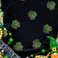 Black Sequin Leopard Clover Graphic Crewneck St Patrick Tee