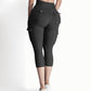 Butt Lifting Biker Capris Leggings High Waist Flap Pocket Workout Capris Gym Pants
