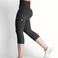 Butt Lifting Biker Capris Leggings High Waist Flap Pocket Workout Capris Gym Pants