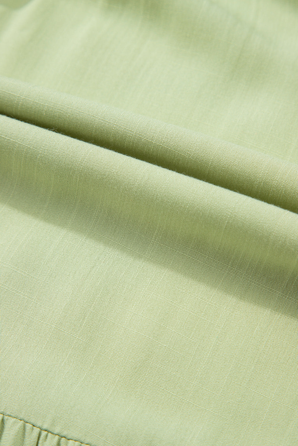 Laurel Green Floral Crochet Short Sleeve Notch V Neck Tiered Plus Size Mini Dress