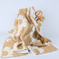 Parchment Floral Printed Soft Throw Blanket 127*152cm