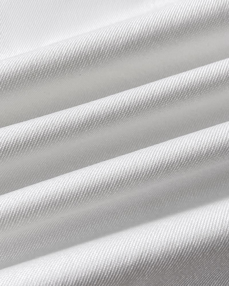 2 Pieces Outfit Faith Print Round Neck Short Sleeve Top and Denim Look Print Shorts Set